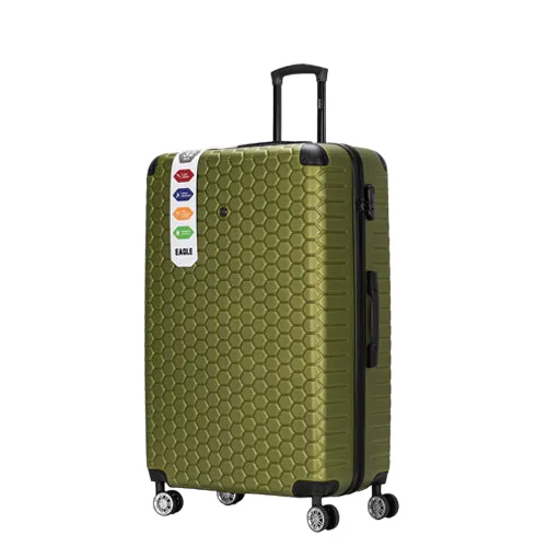 Eagle London Hexagon ABS Trolley Case - 26" Medium Size