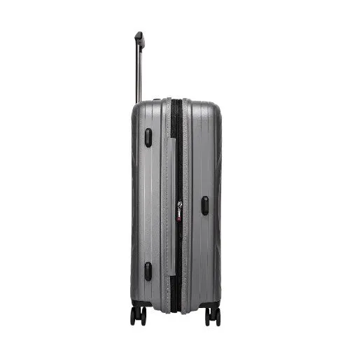 Eagle PP ABS Hard Shell Large Suitcase with TSA Lock and 4 Spinner Wheels - 28"