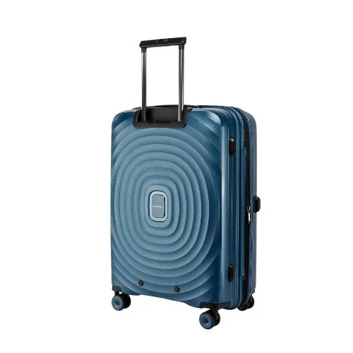 Eagle PP ABS Hard Shell Large Suitcase with TSA Lock and 4 Spinner Wheels - 28"