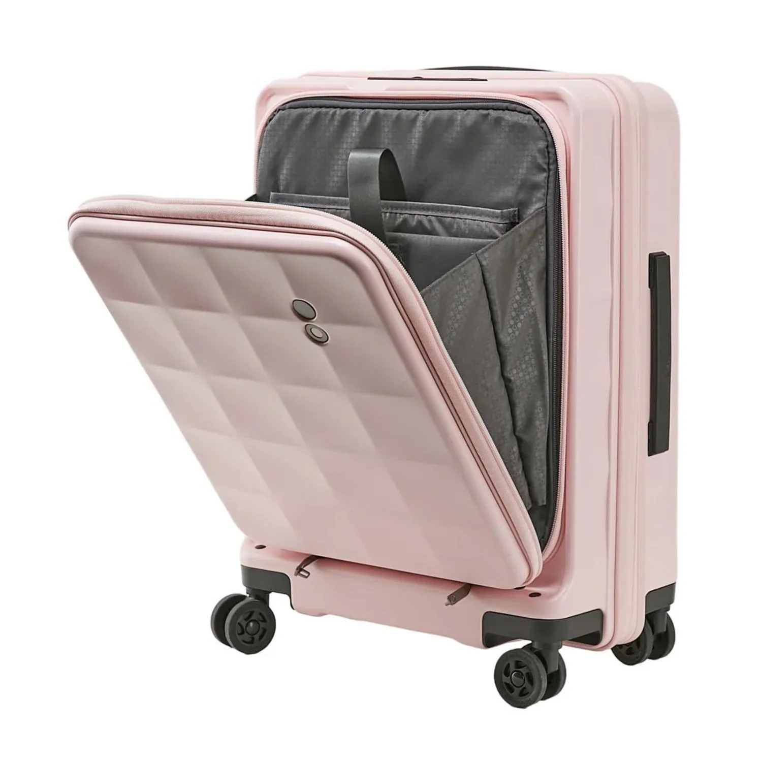 Echolac Square FX 20" Carry On Expandable Luggage With Front Access Opening