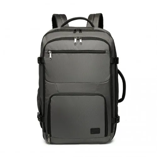 EM2207 Kono Multifunctional Portable Travel Backpack Cabin Luggage Bag - Grey: Versatile & Stylish Travel Companion