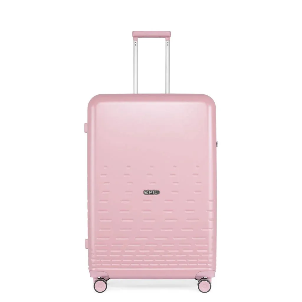 Epic Spin - 3 Piece Hardside Luggage Set - Pink