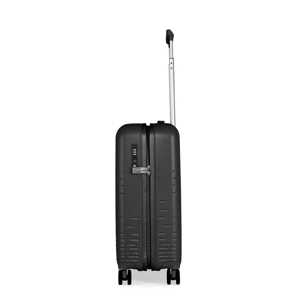 Epic Spin 55cm Carry On Lightweight Suitcase - Matt Black