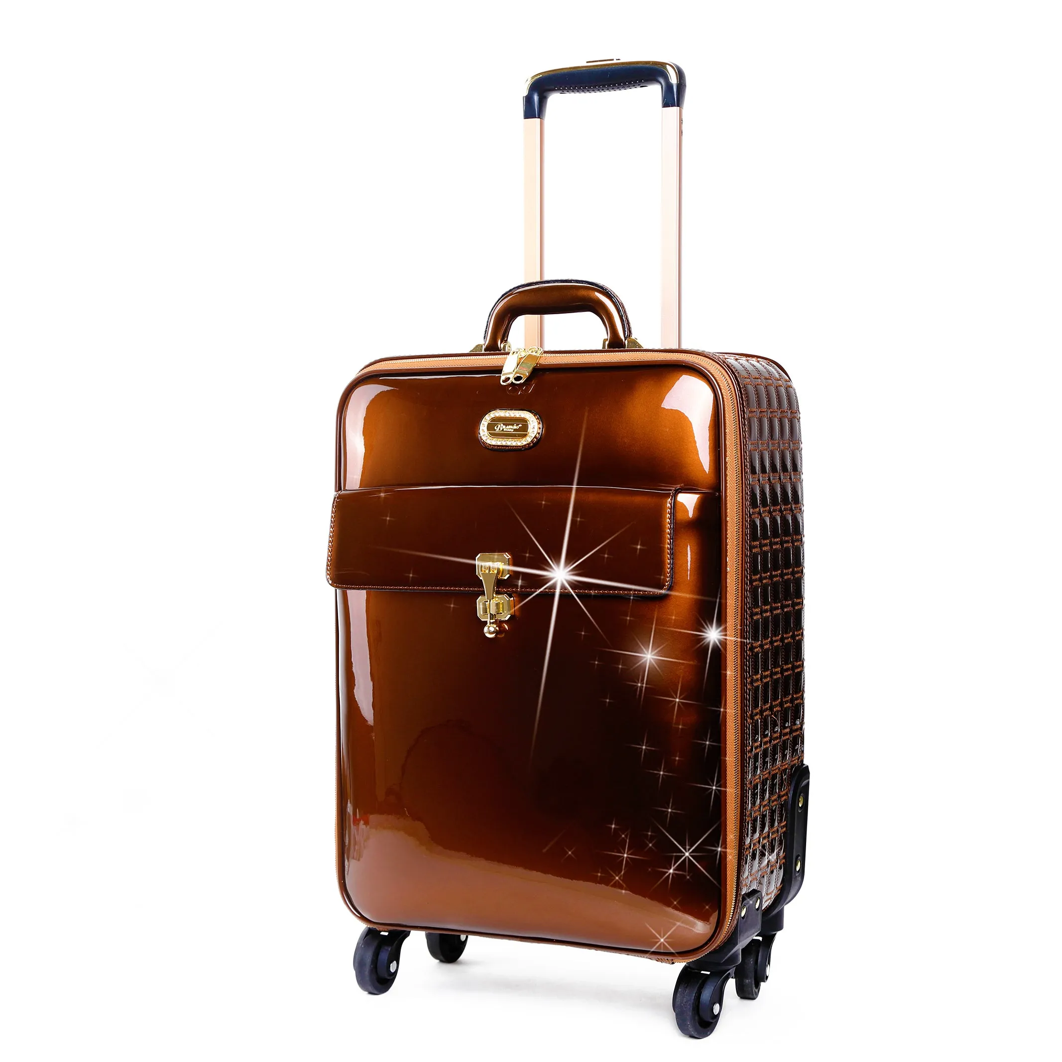 Euro Moda Underseat Travel Luggage with Spinners