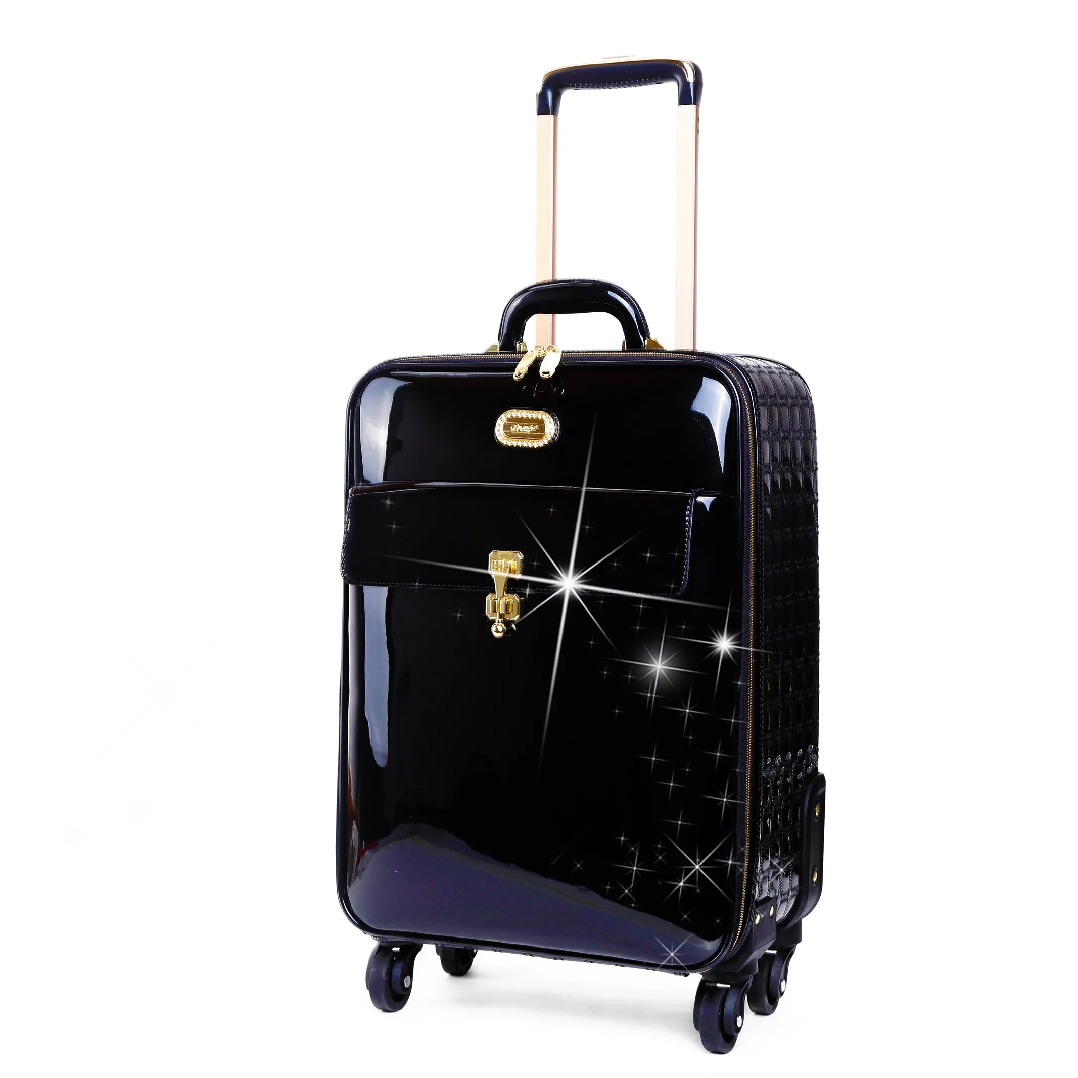 Euro Moda Underseat Travel Luggage with Spinners