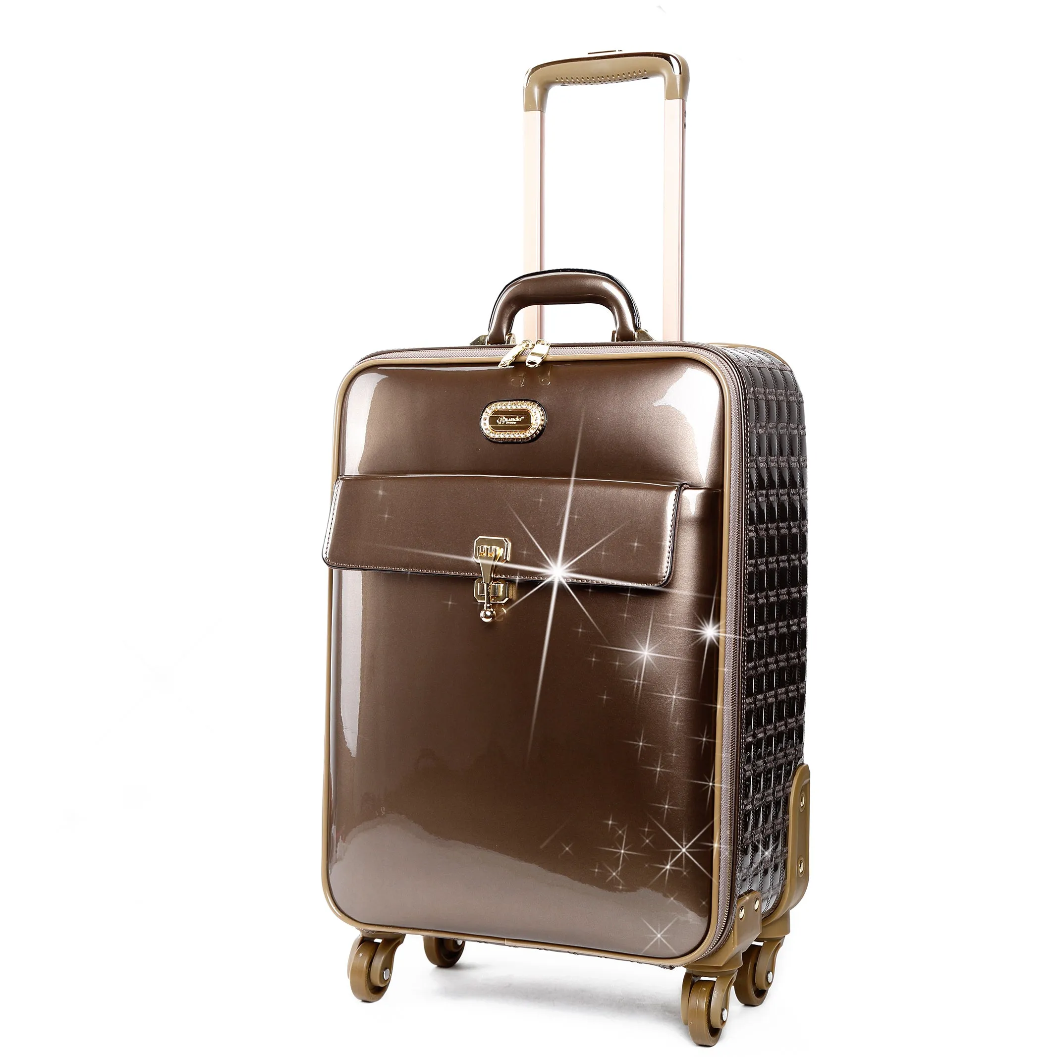 Euro Moda Underseat Travel Luggage with Spinners