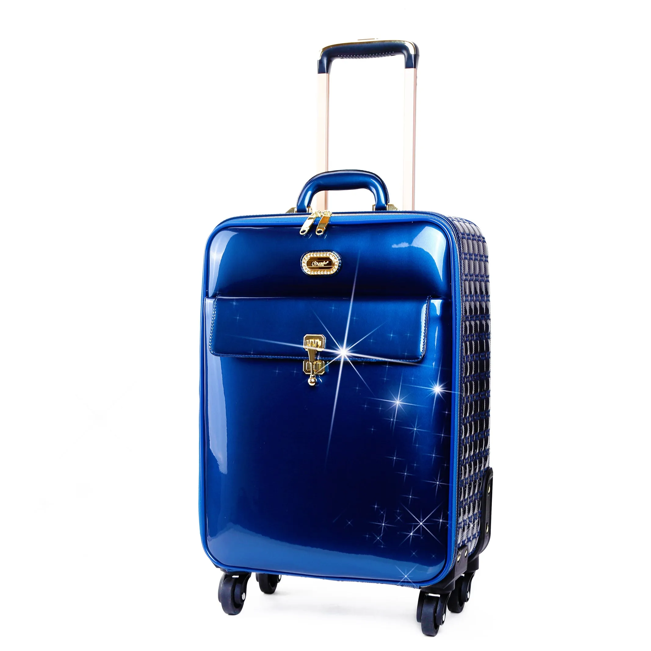 Euro Moda Underseat Travel Luggage with Spinners