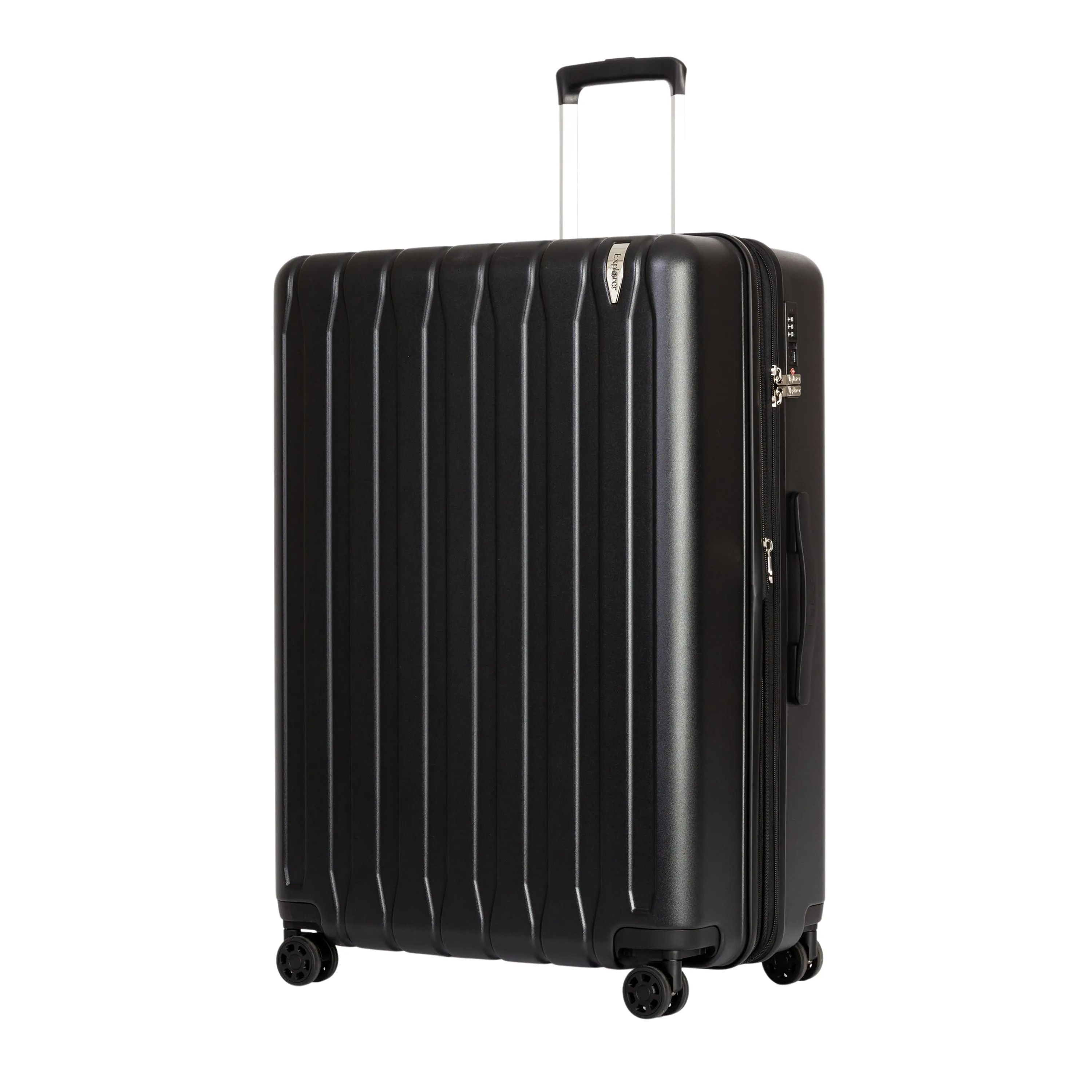 Explorer Globetrotter Large Expandable Polycarbonate Luggage