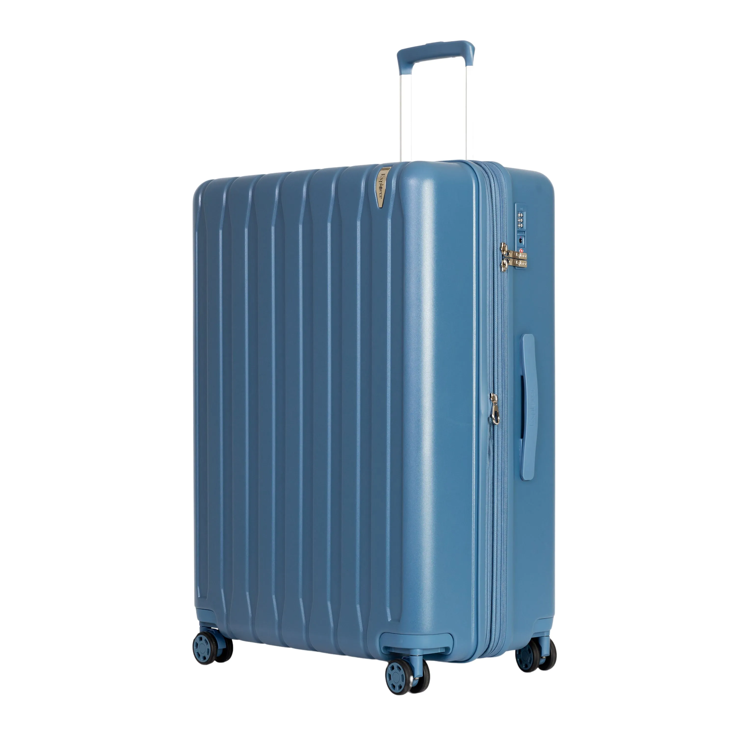 Explorer Globetrotter Large Expandable Polycarbonate Luggage