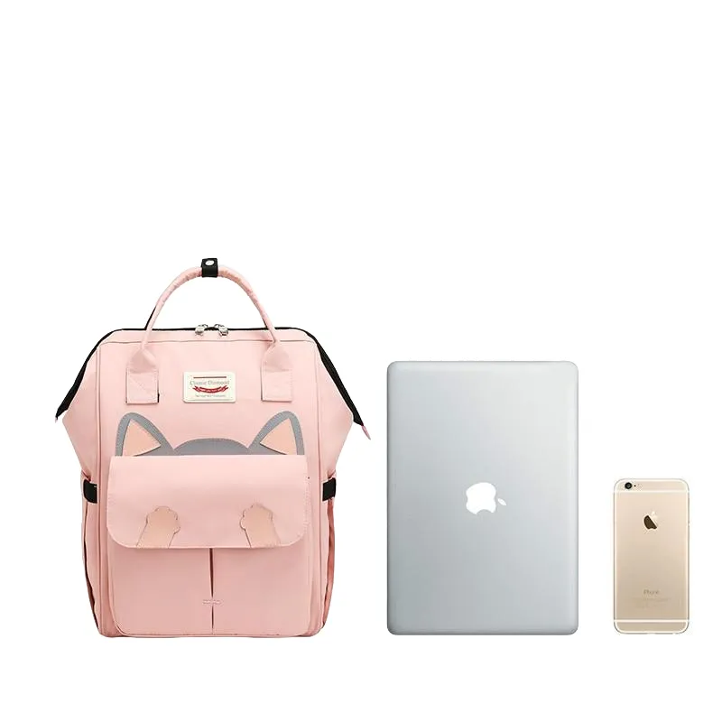 Fashion Waterproof Women's Nylon Backpack For School Travel Laptop