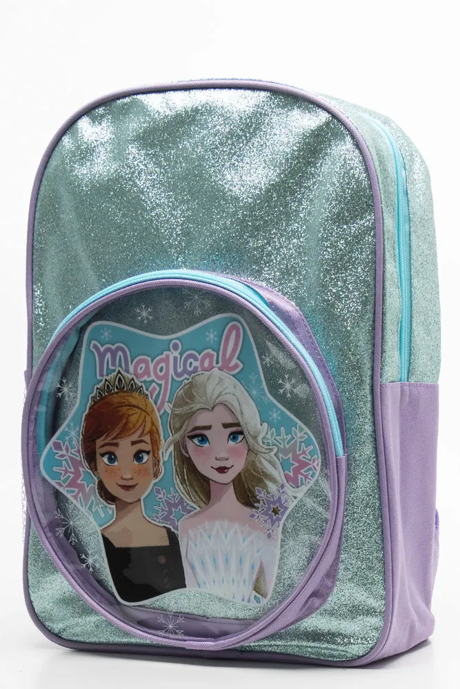 Frozen Pocket Backpack Blue