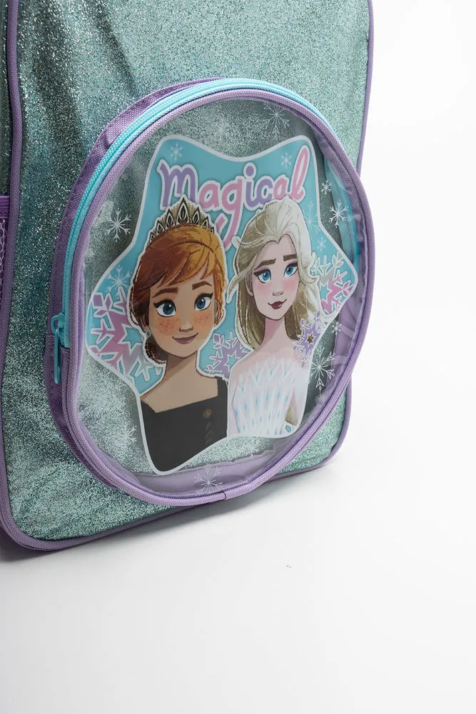 Frozen Pocket Backpack Blue