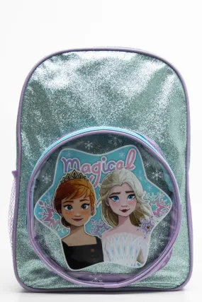 Frozen Pocket Backpack Blue