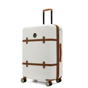 Grace Expandable 25" Medium Checked Retro Suitcase