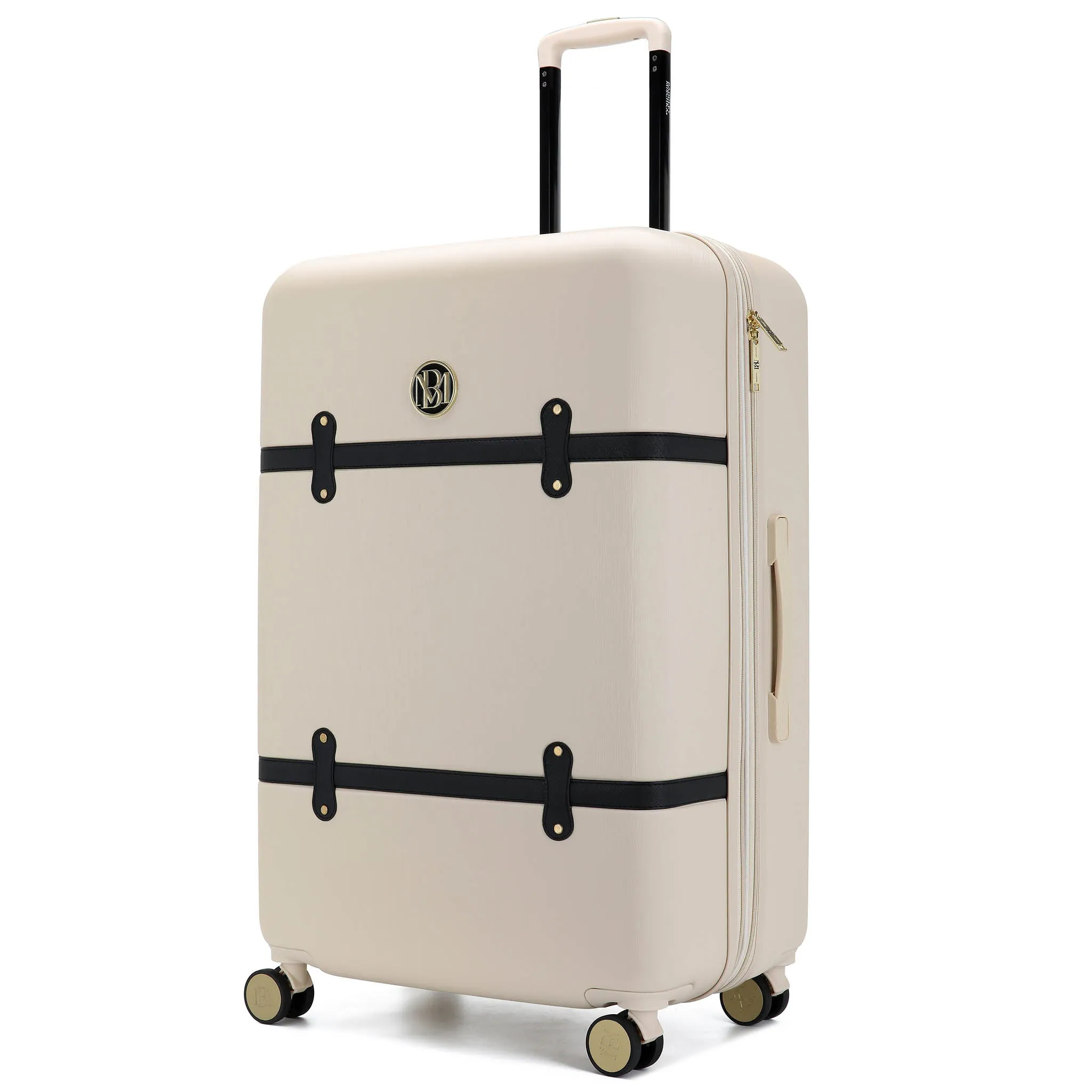 Grace Expandable 25" Medium Checked Retro Suitcase