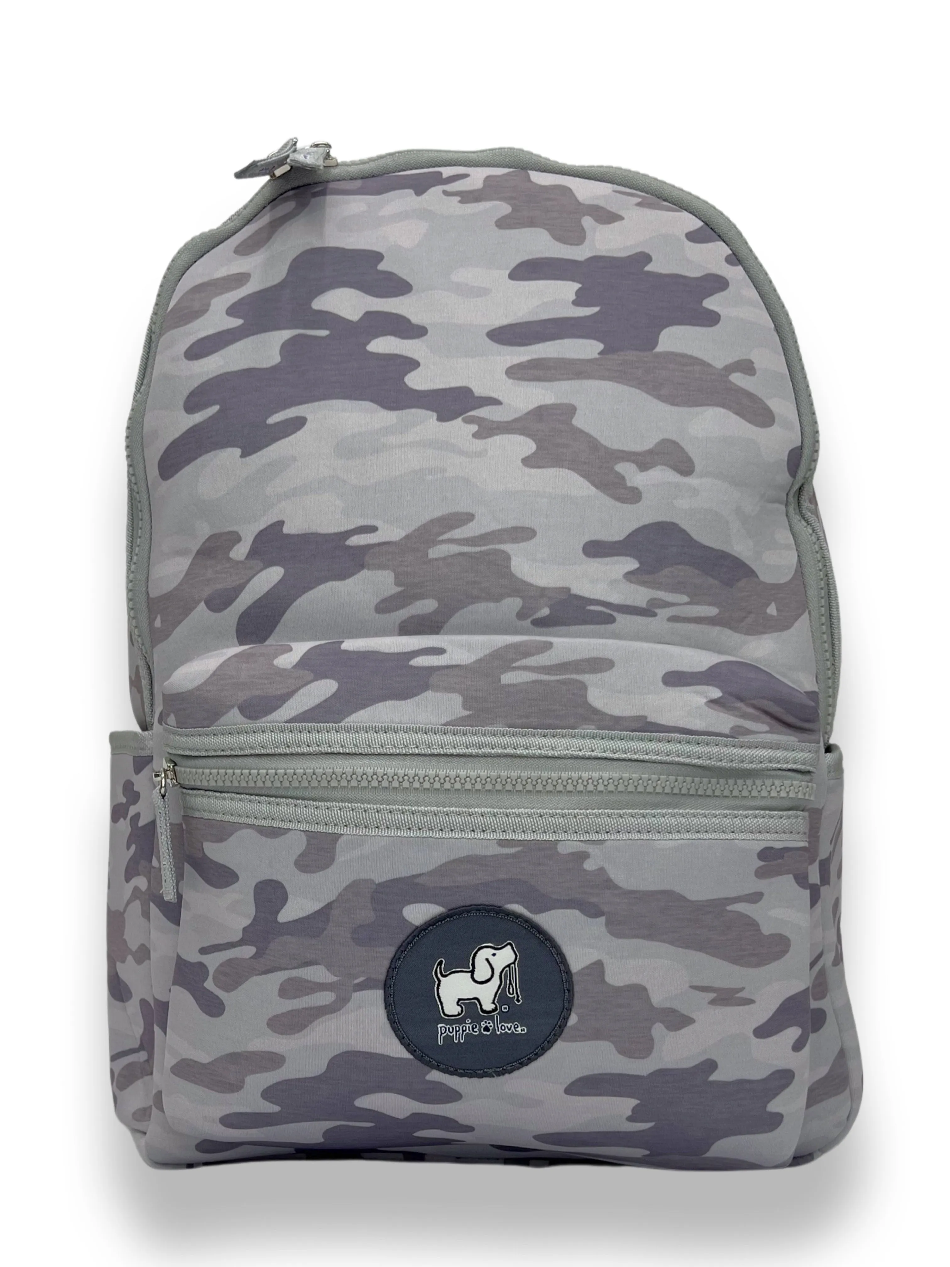 GREY CAMO BACKPACK