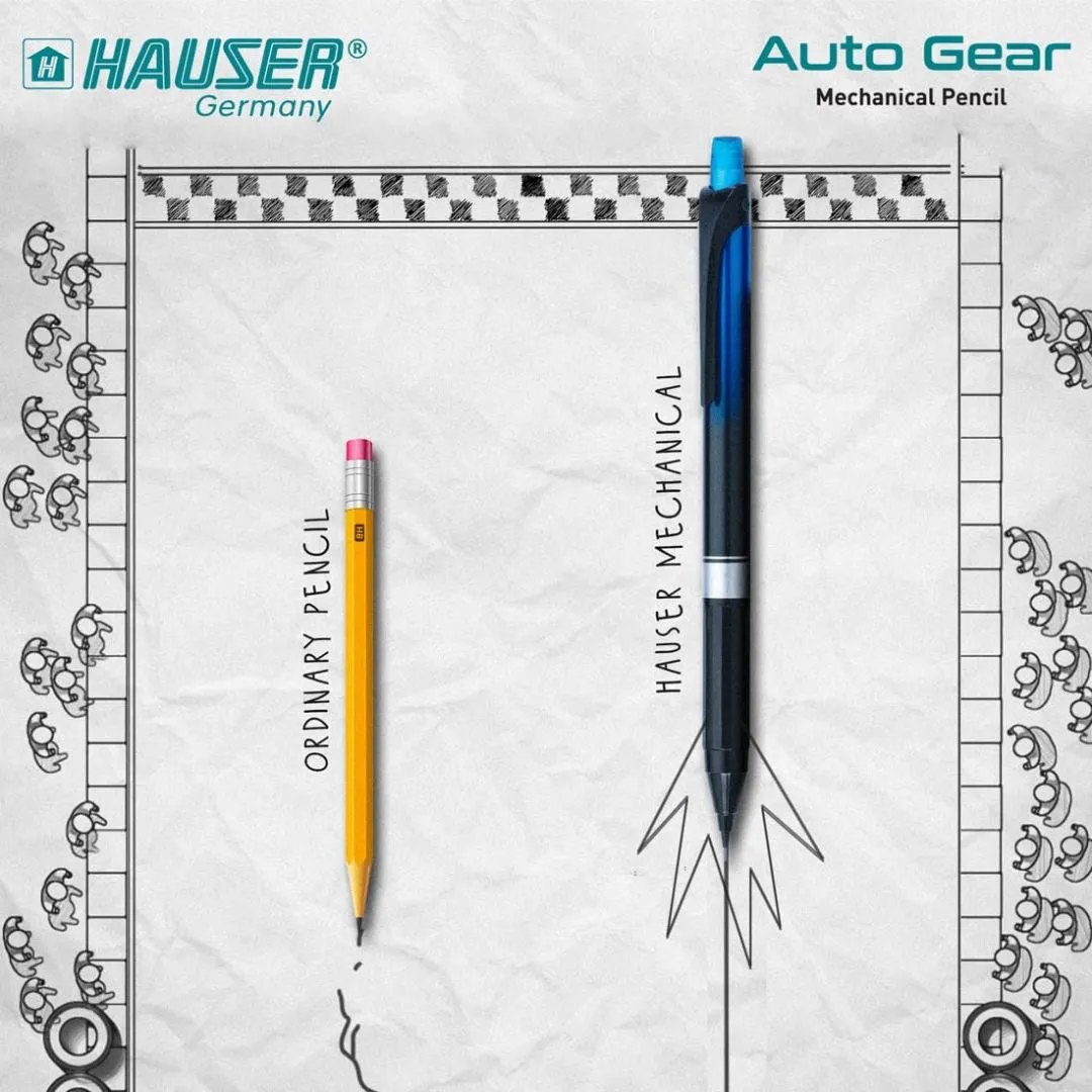 Hauser Autogear 0.7mm Mechanical Pencil ( Pack of 1 )