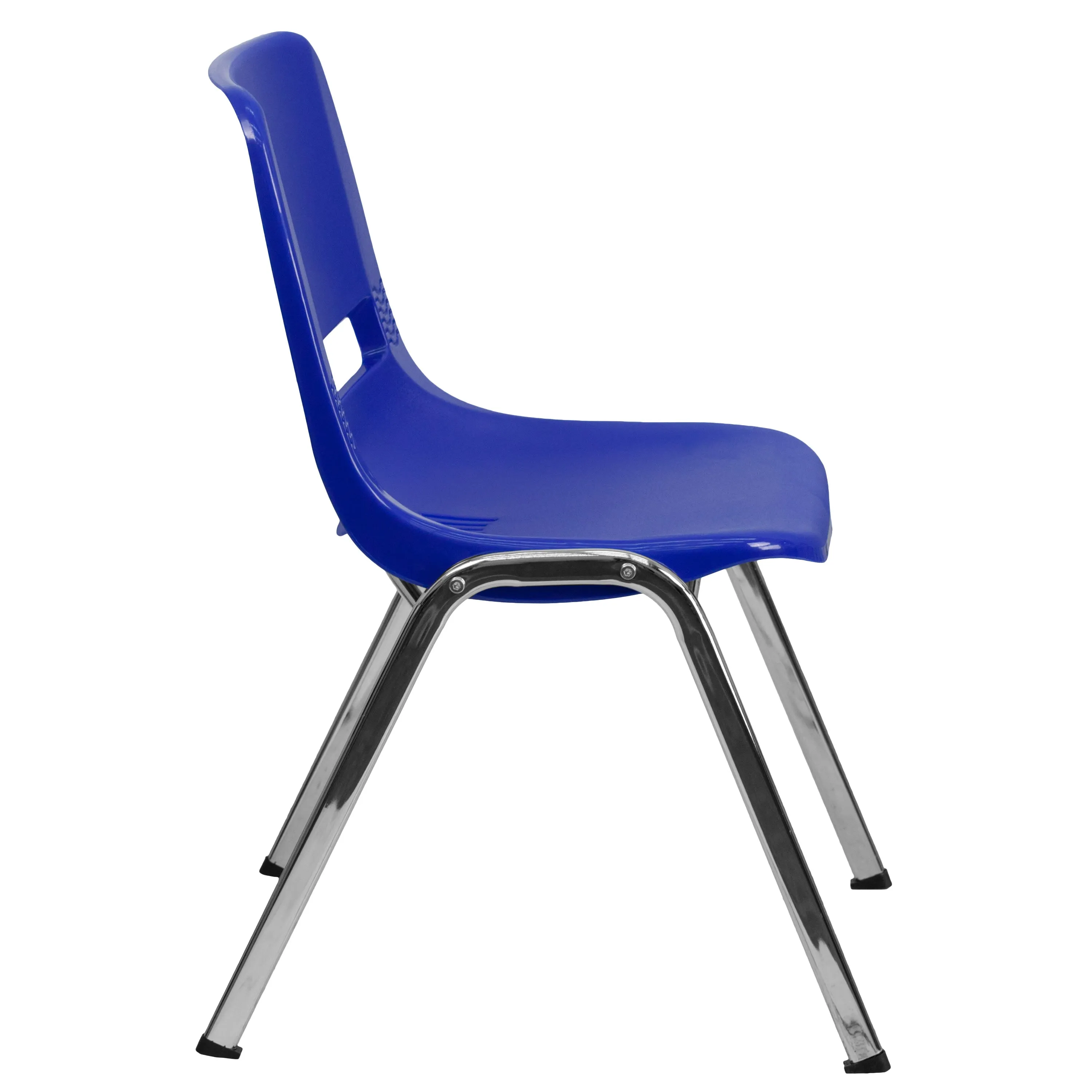 HERCULES Series 661 lb. Capacity Ergonomic Shell Stack Chair with 16'' Seat Height