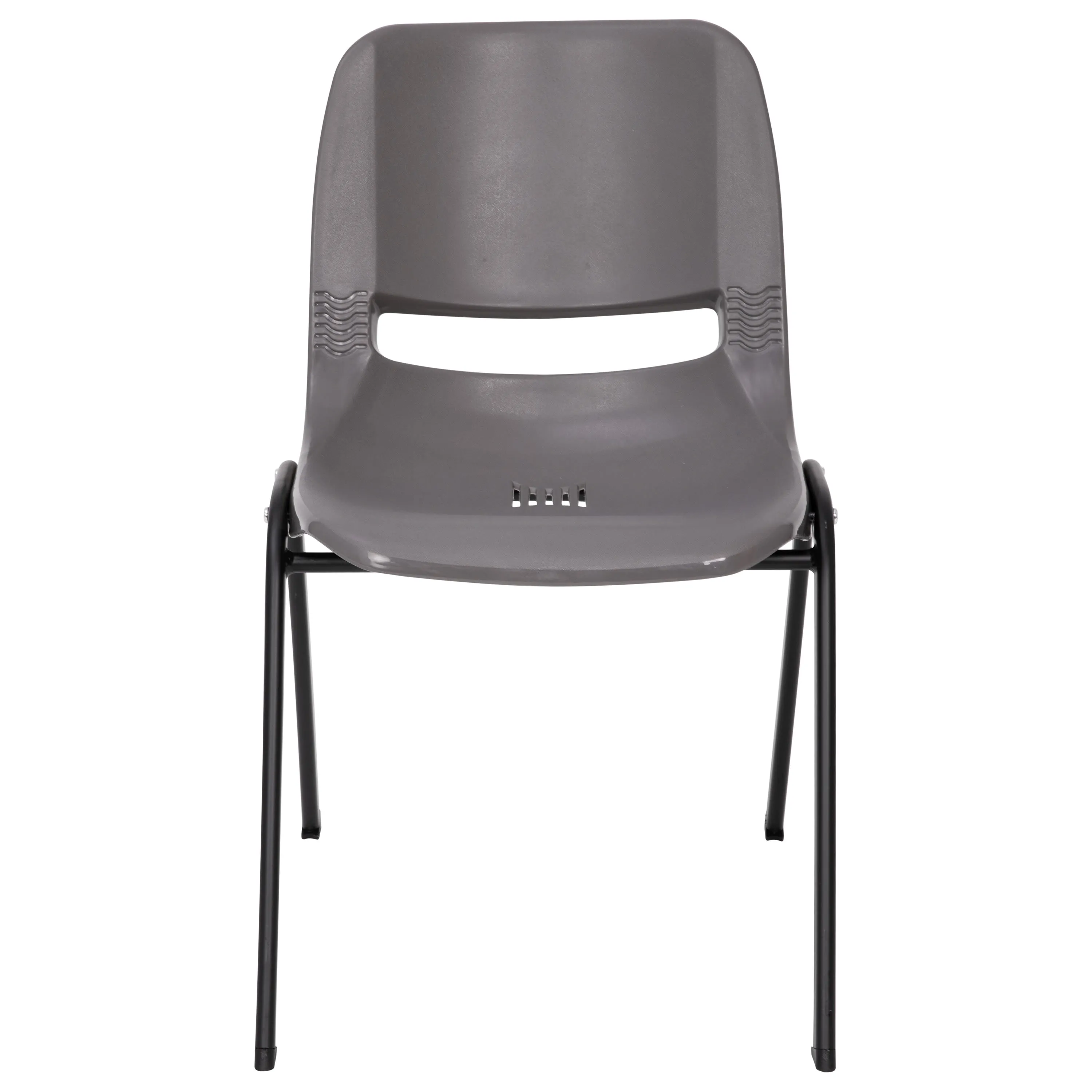 HERCULES Series 661 lb. Capacity Ergonomic Shell Stack Chair with 16'' Seat Height