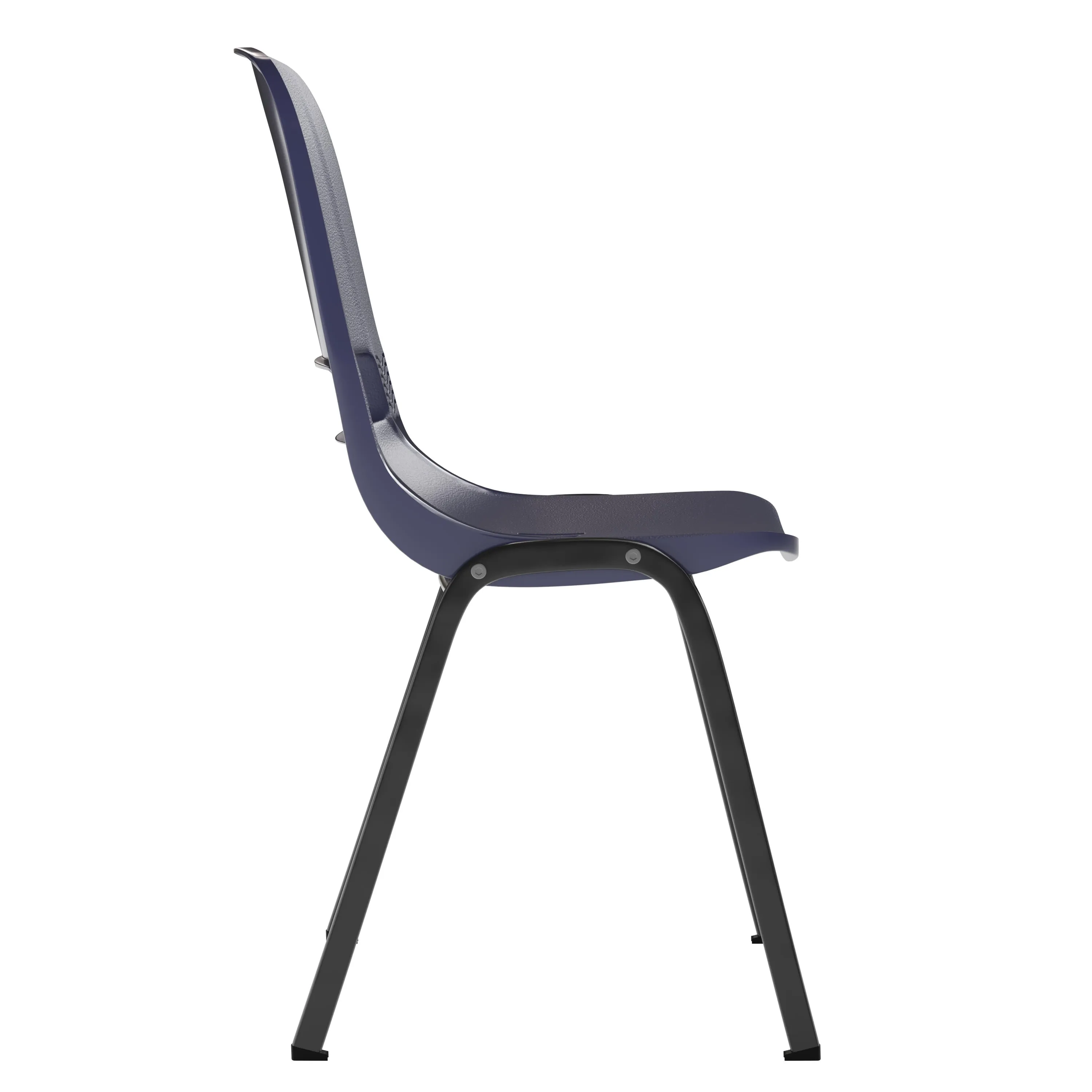 HERCULES Series 661 lb. Capacity Ergonomic Shell Stack Chair with 16'' Seat Height