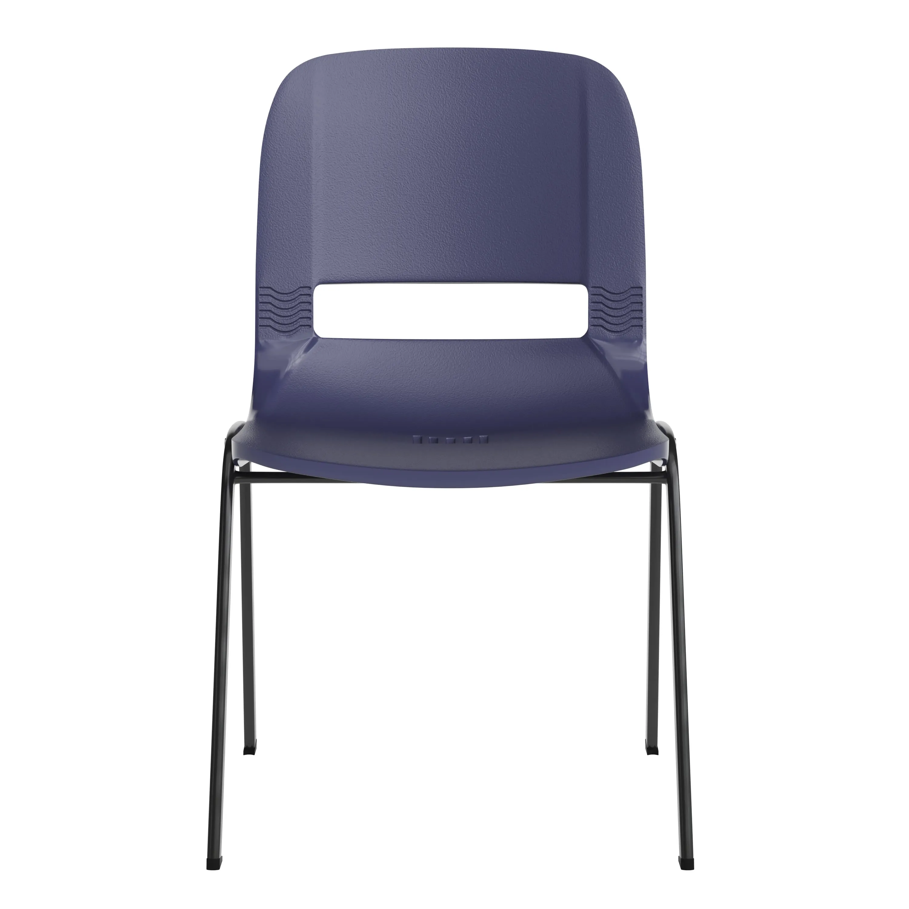 HERCULES Series 661 lb. Capacity Ergonomic Shell Stack Chair with 16'' Seat Height