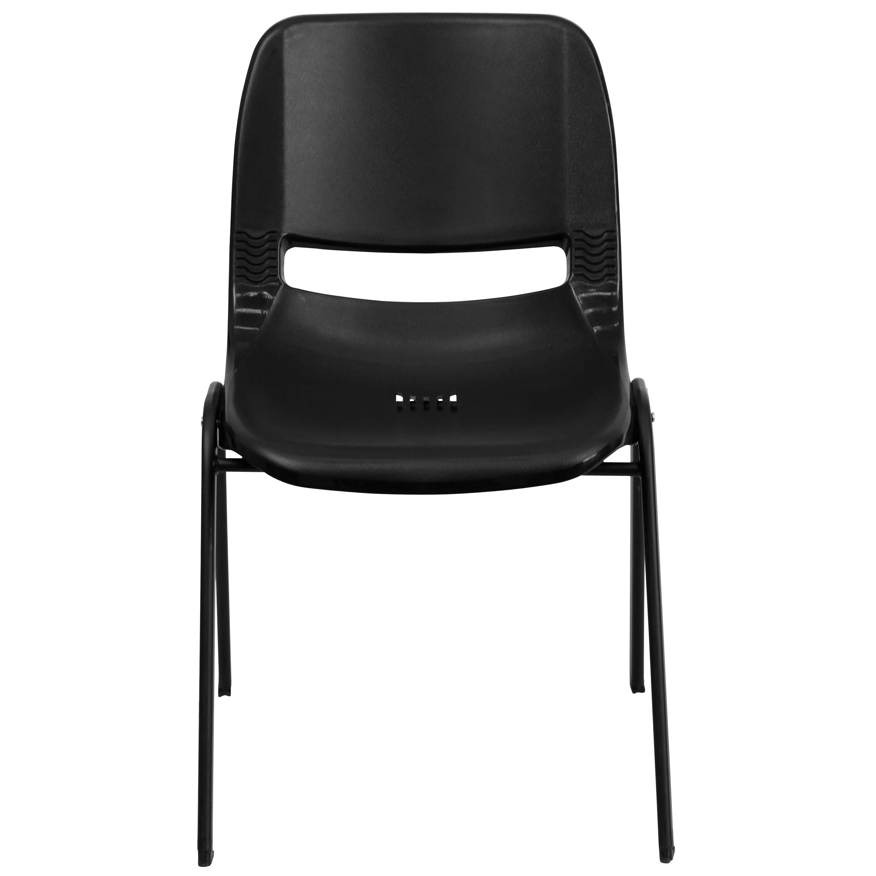 HERCULES Series 661 lb. Capacity Ergonomic Shell Stack Chair with 16'' Seat Height