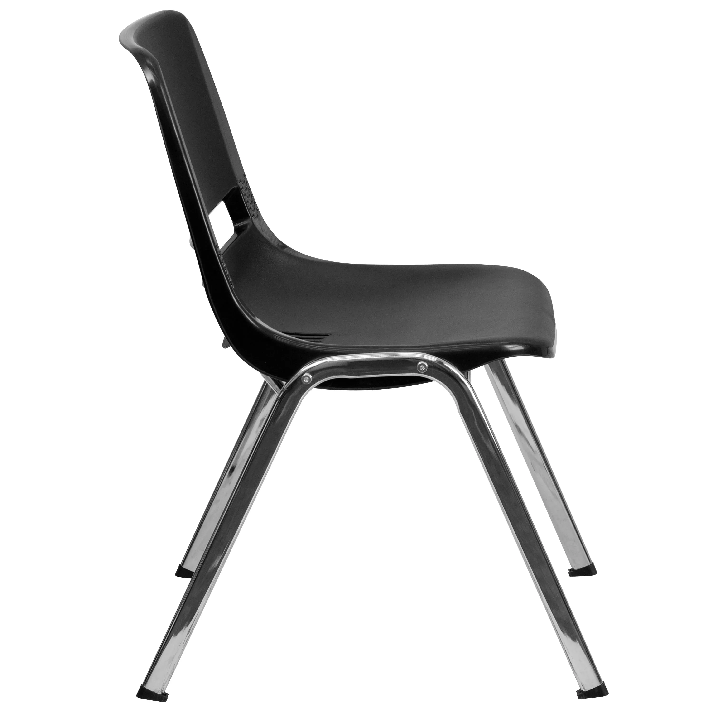 HERCULES Series 661 lb. Capacity Ergonomic Shell Stack Chair with 16'' Seat Height