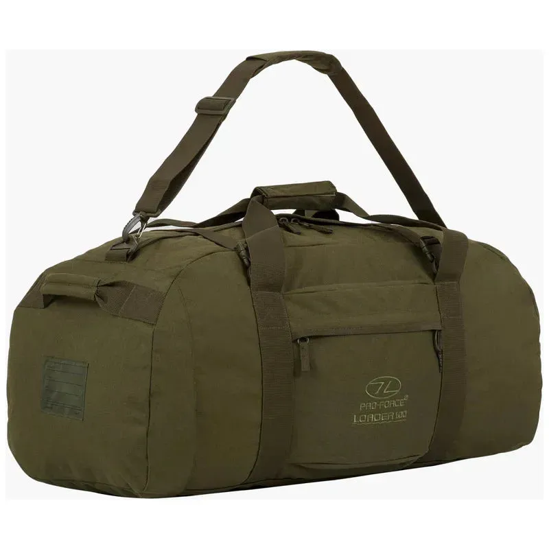 Highlander Loader 100L Olive Duffle Bag