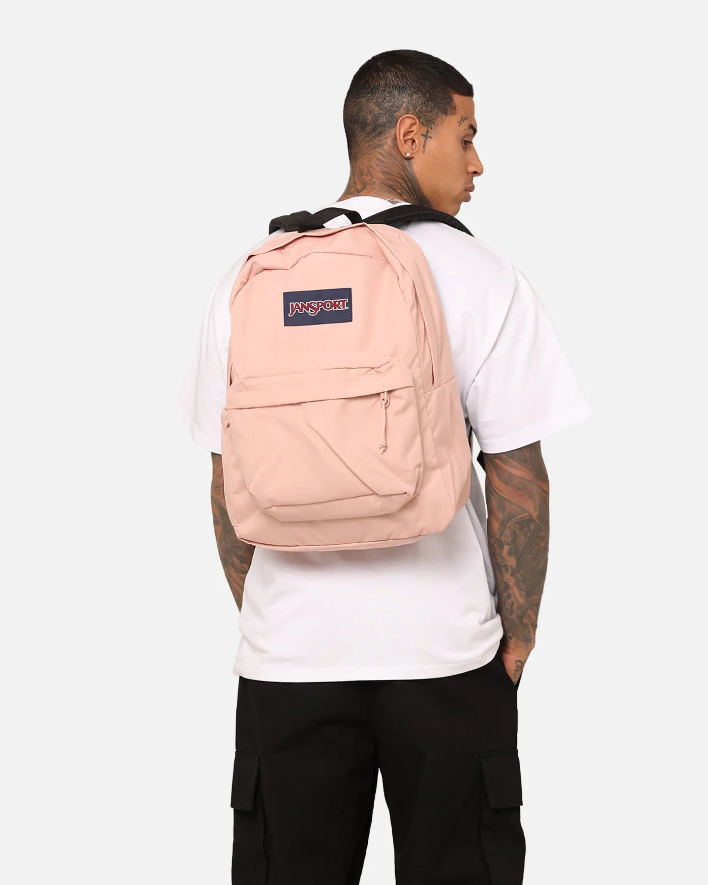 JanSport Superbreak Plus Backpack Misty Rose