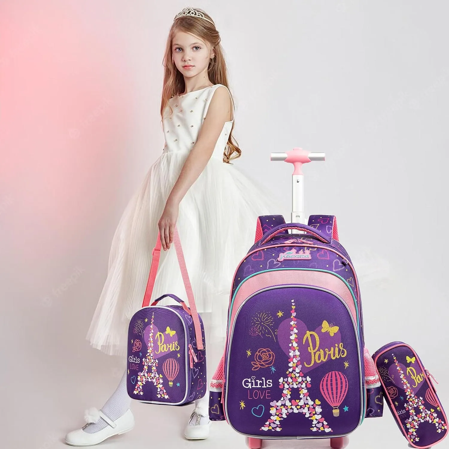 JASMINESTAR - Colorful School Backpack Set