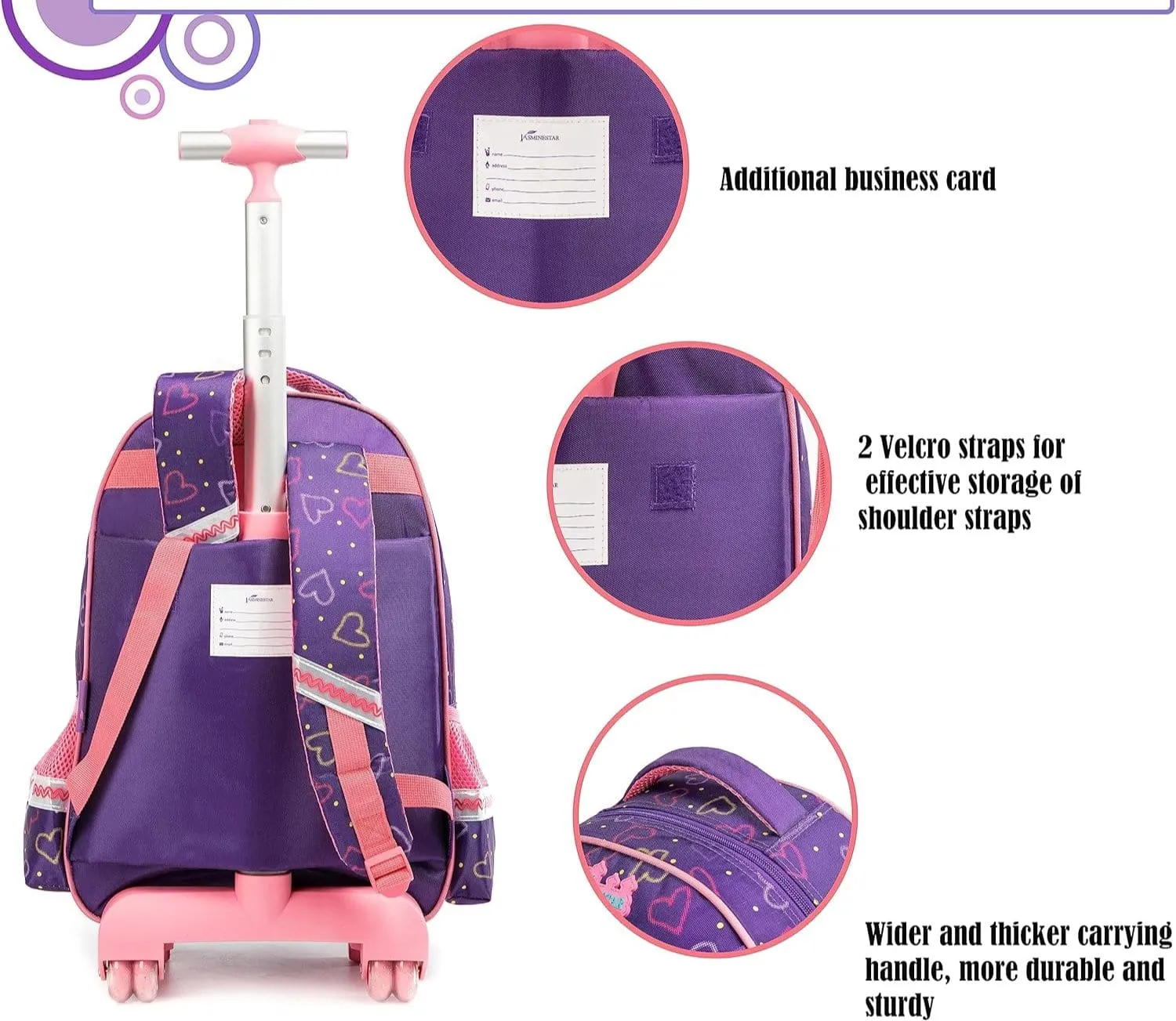 JASMINESTAR - Colorful School Backpack Set