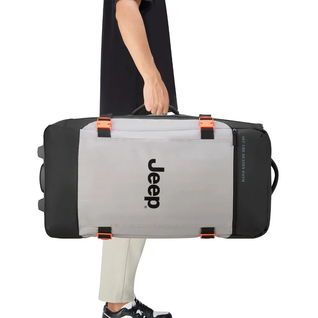 Jeep 2-Wheel - 73 cm Rolling Duffle Bag - Grey Drizzle