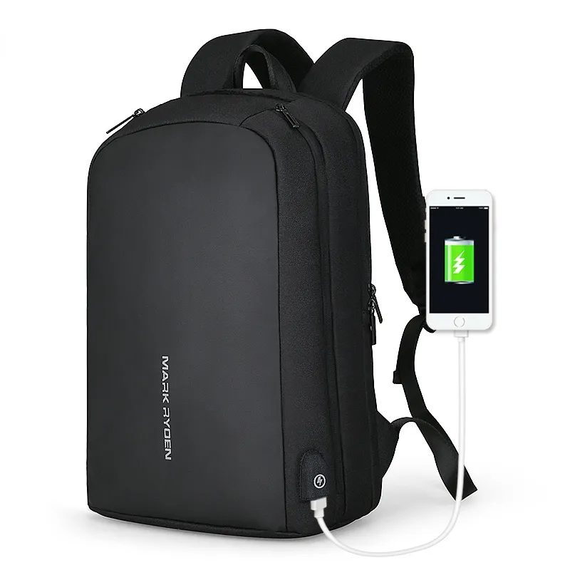 Laptop Backpack for Work Men USB Charging Port 15.6inch Laptop Casual School Backpacks