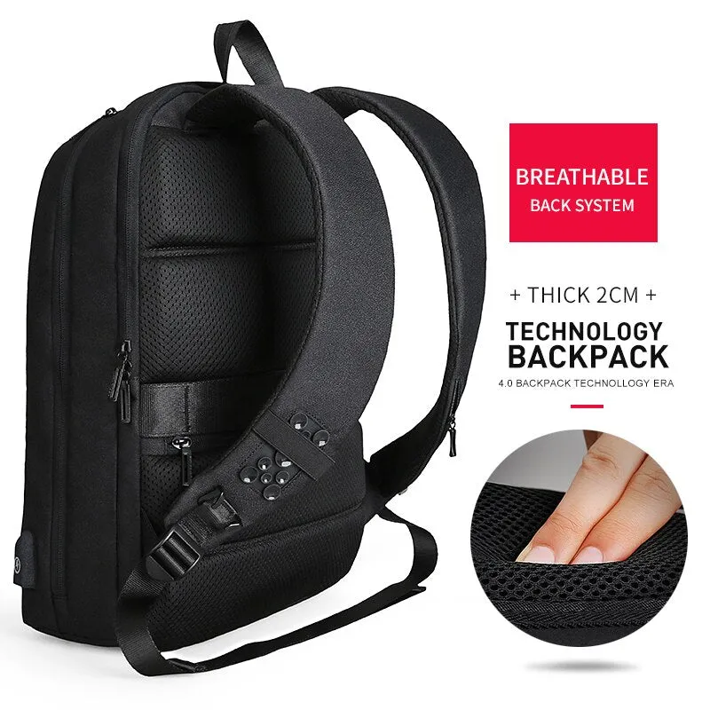 Laptop Backpack for Work Men USB Charging Port 15.6inch Laptop Casual School Backpacks