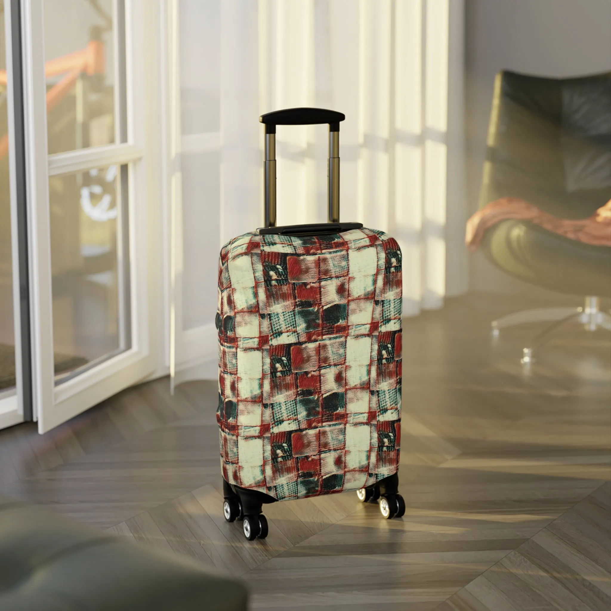 Luggage Cover - "Square Dance"