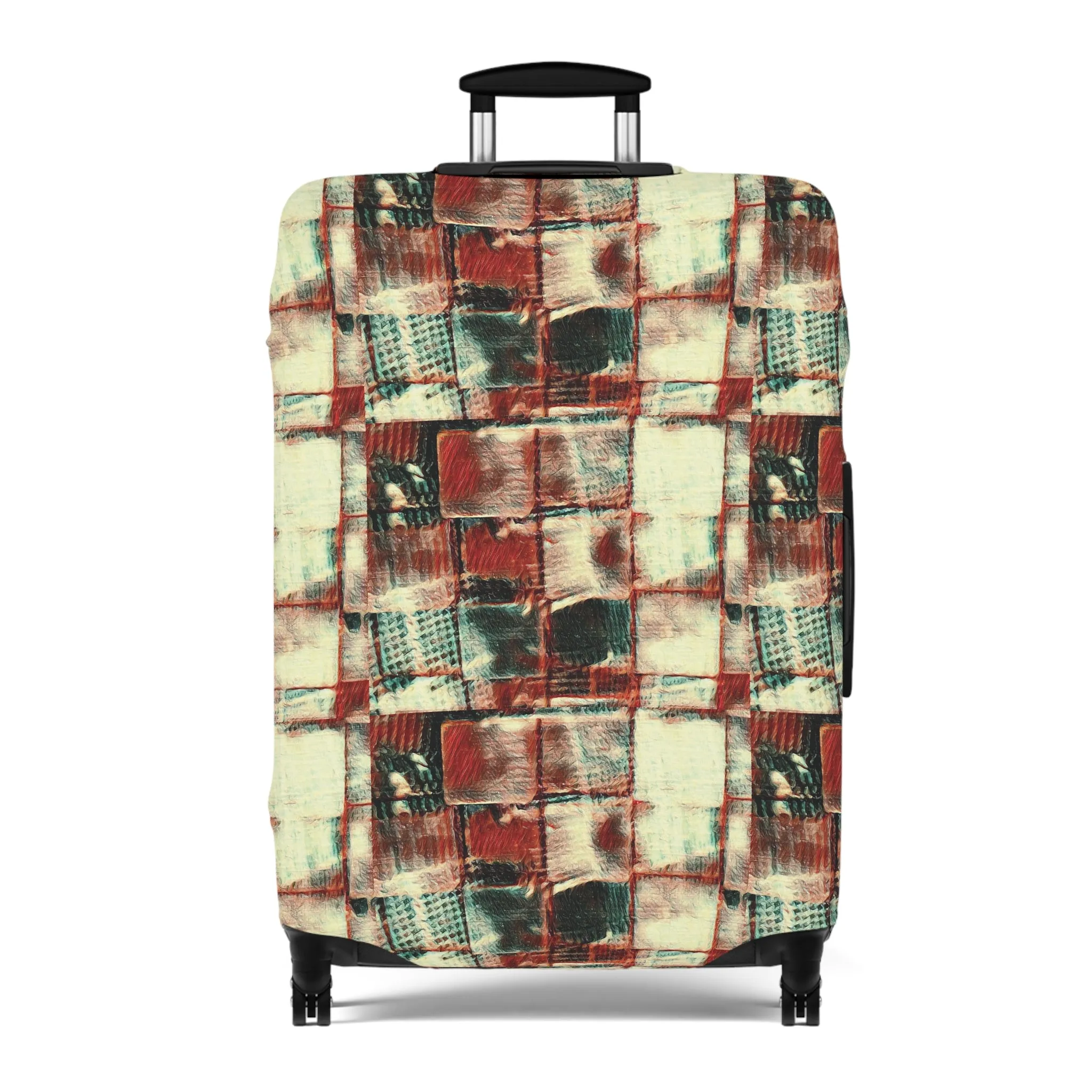 Luggage Cover - "Square Dance"