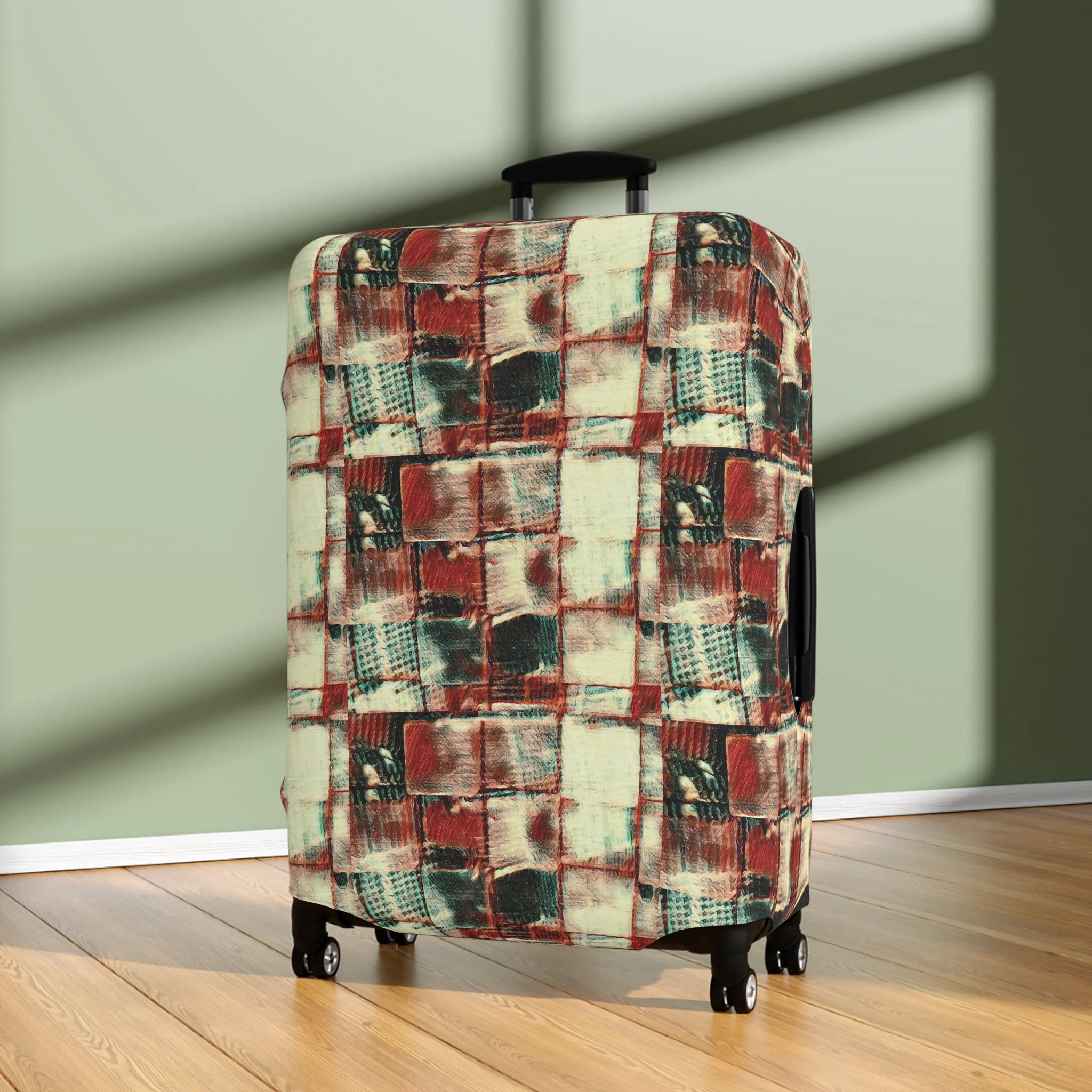 Luggage Cover - "Square Dance"