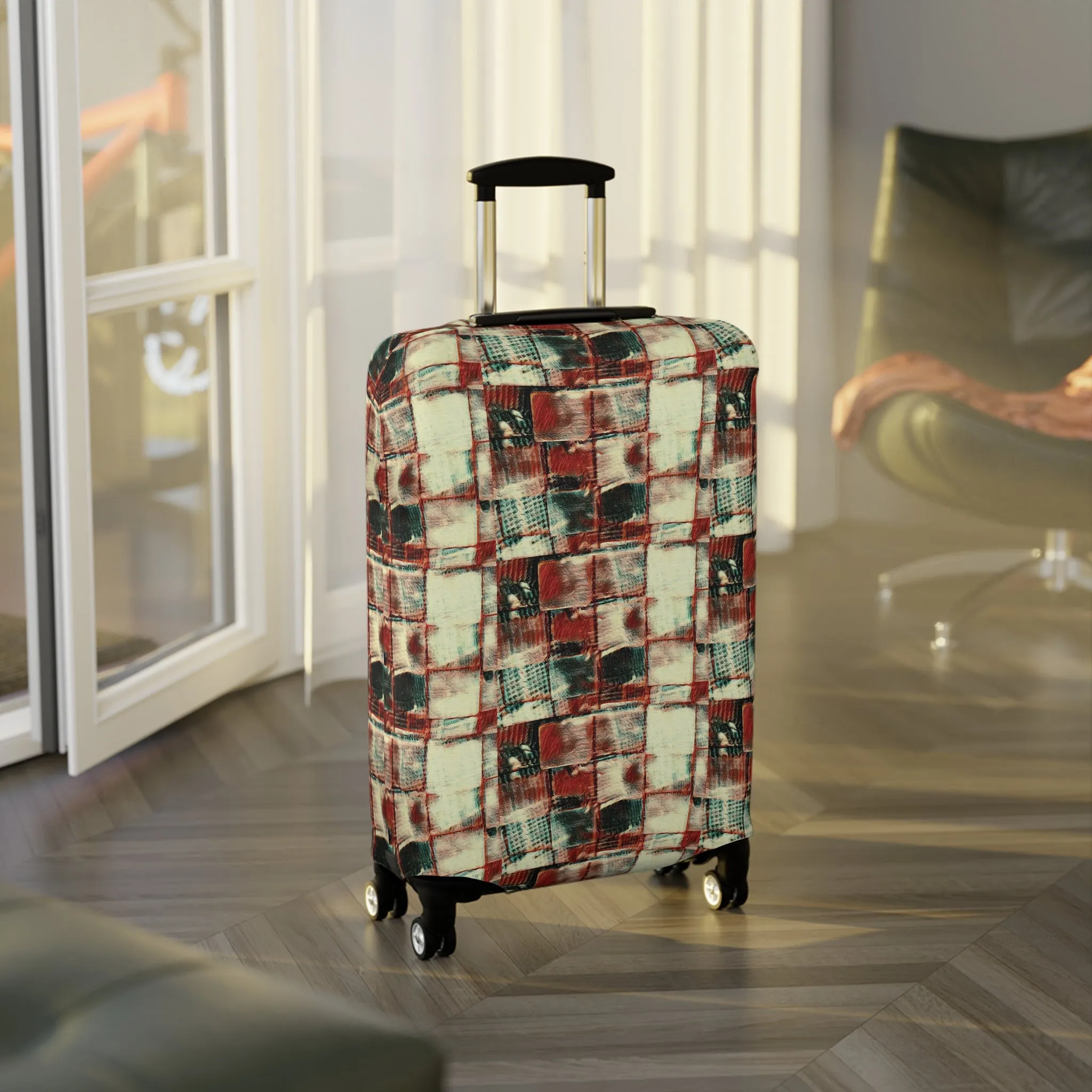 Luggage Cover - "Square Dance"