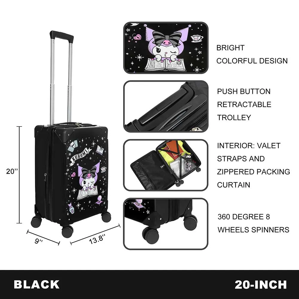 Luggage - Kuromi 20 Inch Rolling Luggage