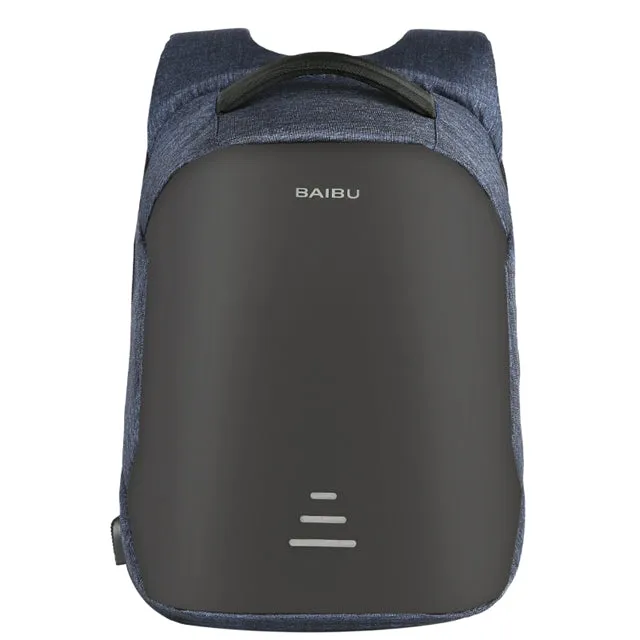 Men's Medium Anti-Theft Backpack with USB Charging