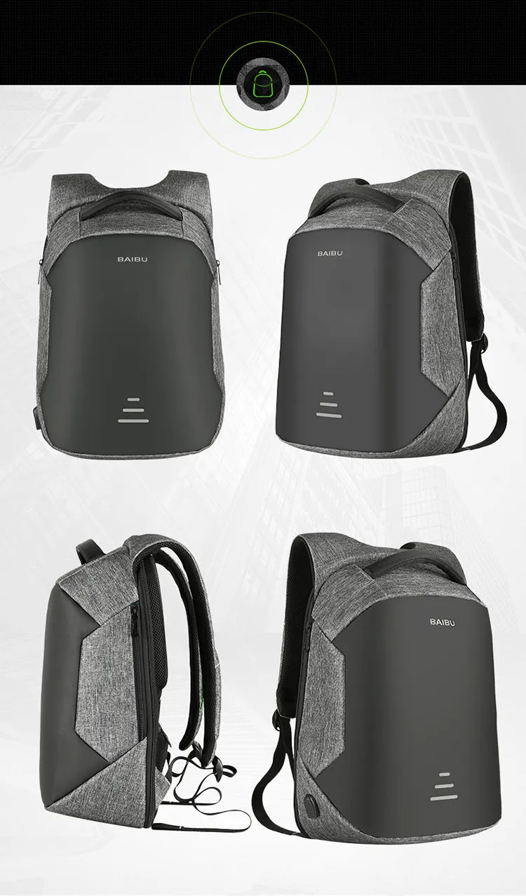 Men's Medium Anti-Theft Backpack with USB Charging