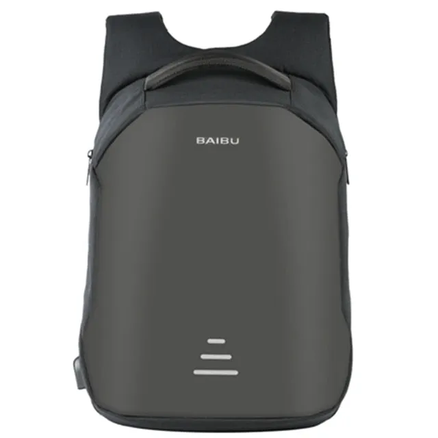 Men's Medium Anti-Theft Backpack with USB Charging