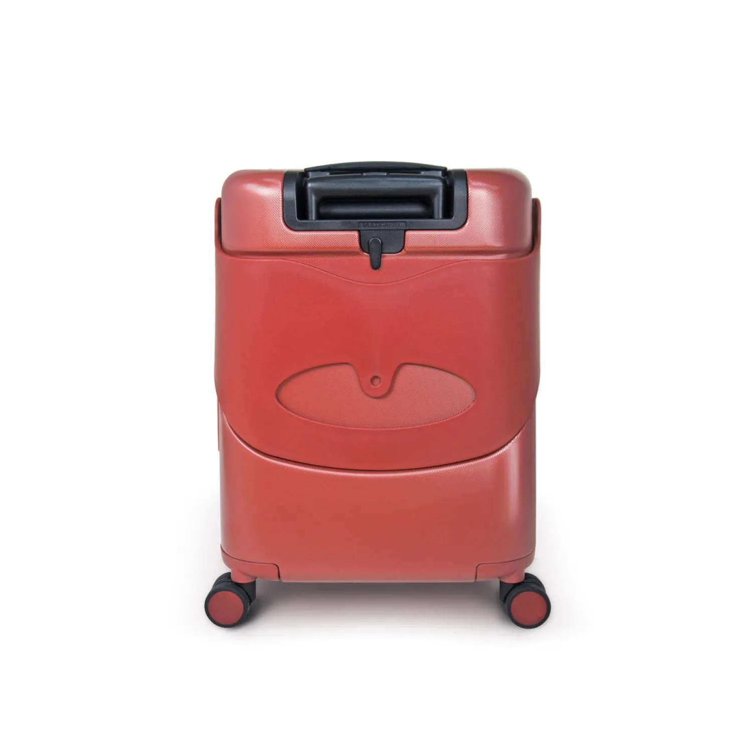 MiaMily Multicarry Carry On 18 Inch Luggage with Built-in Seat for Children