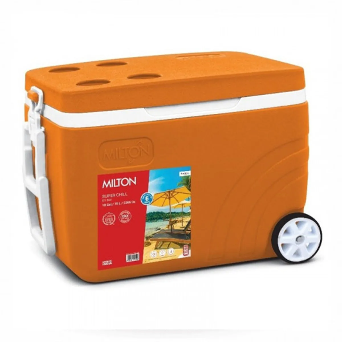 Milton Super Chill Ice Box 70L Orange