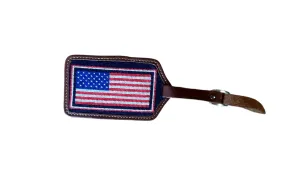 Needlepoint Luggage Tag