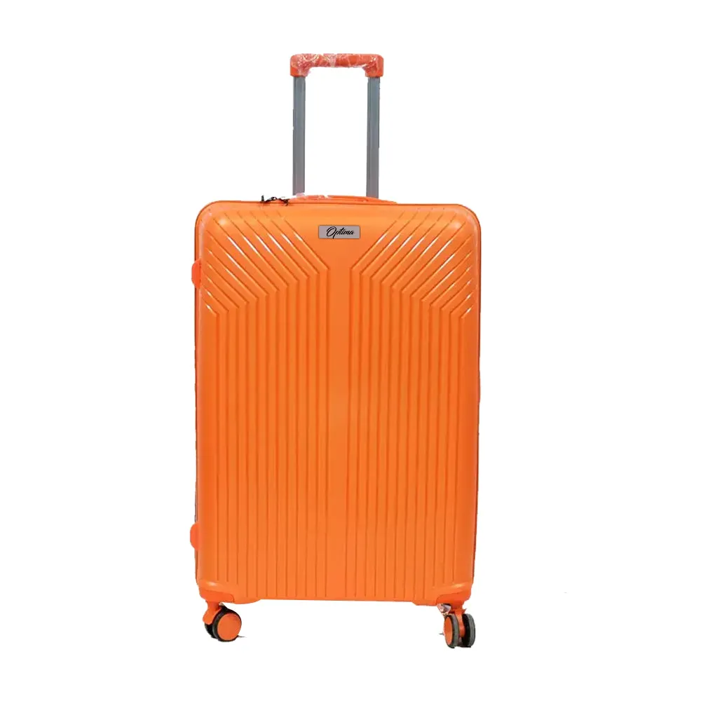 OPTIMA Cabin Polycarbonate Hardshell Sided 8 Spinner Wheels 360 Degree Wheeling System Luggage/Suitcase Pack Of-3