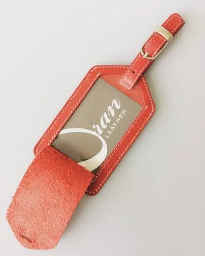 Oran Luggage Leather Tag