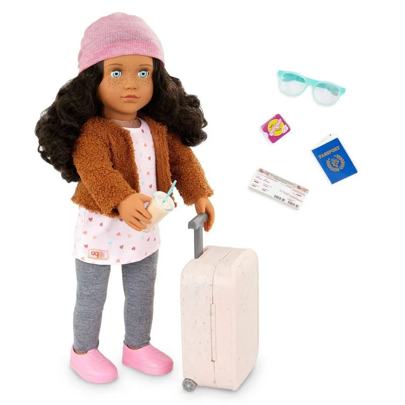 Our Generation 18 Inch(45cm) Deluxe Travel Doll Lisandra