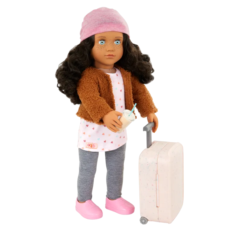 Our Generation 18 Inch(45cm) Deluxe Travel Doll Lisandra