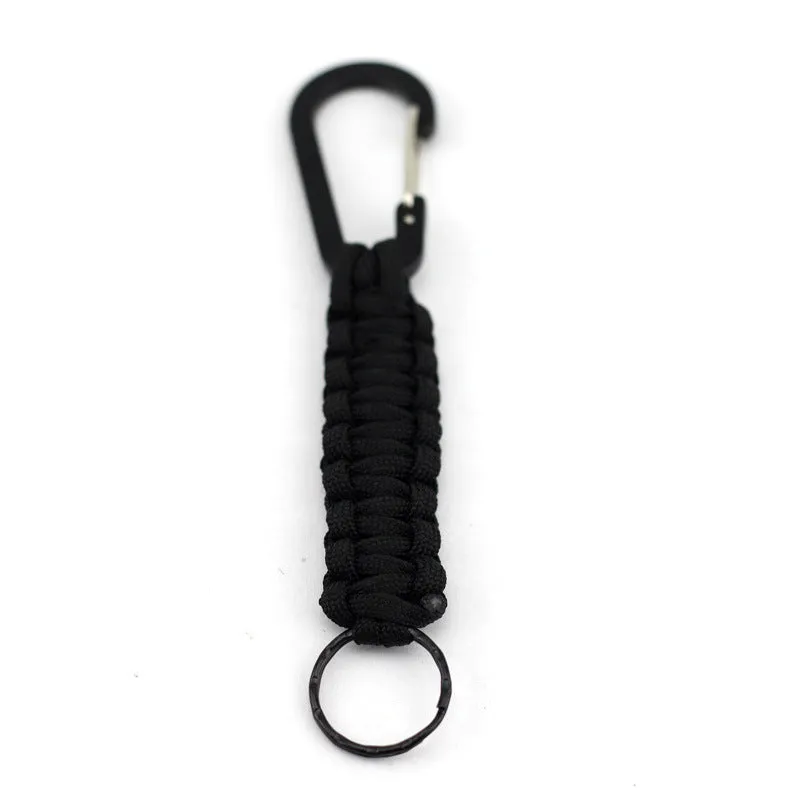 Paracord Keychains With Carabiner,Hiking Braided Utility Loop Hook